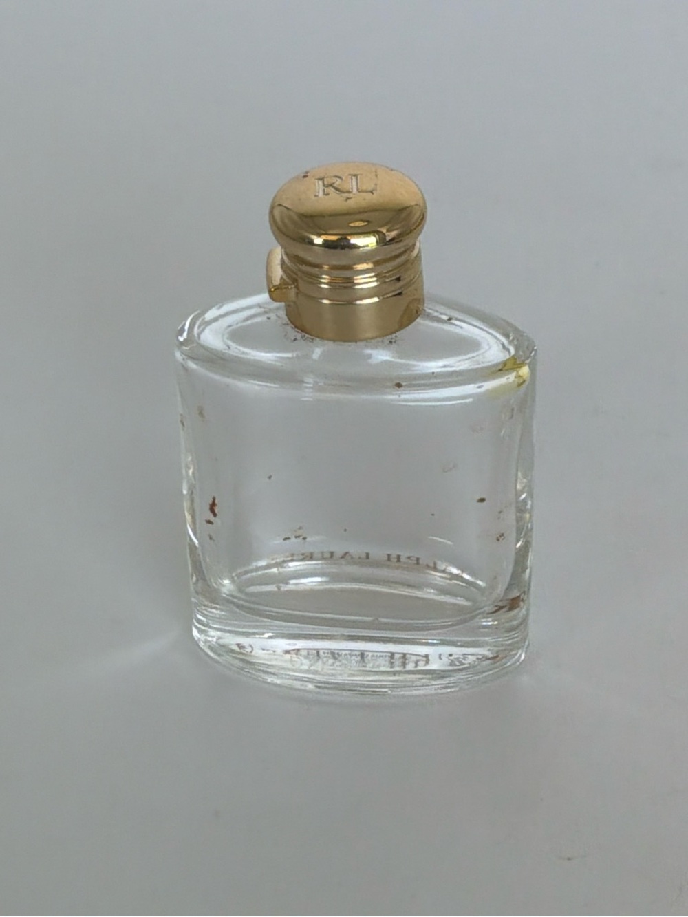 Ralph Lauren Empty Perfume Bottle Decorative Glass Display Bottle